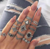 15 Pcs Rings set For Girls Wedding Anniversary Rings for Girls Imported High Quality Latest design 15 Pieces Rings Set for Girls and women – Fashion Jewelry